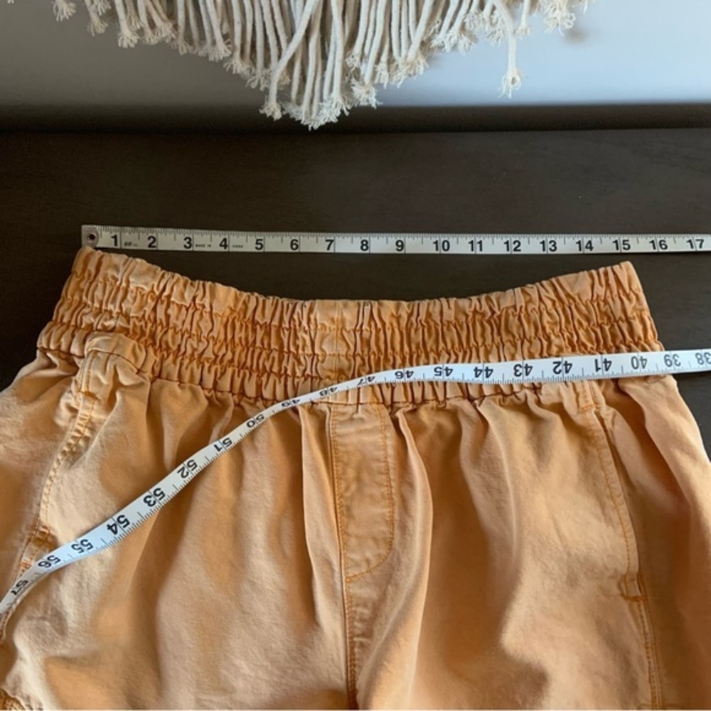 AERIE Babewatch High Waisted Pull On Shorts Orange Size Large - Picture 9 of 13